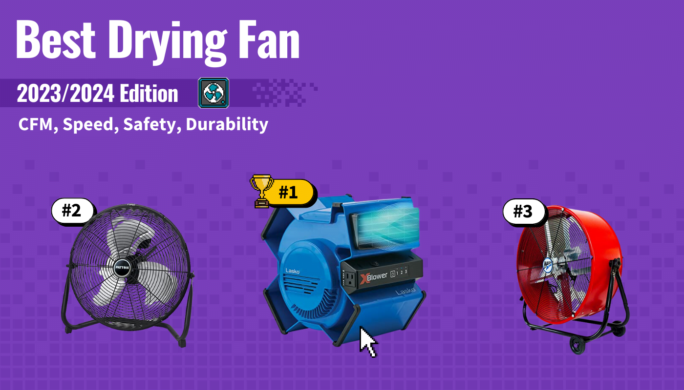 best drying fan featured image that shows the top three best fan models