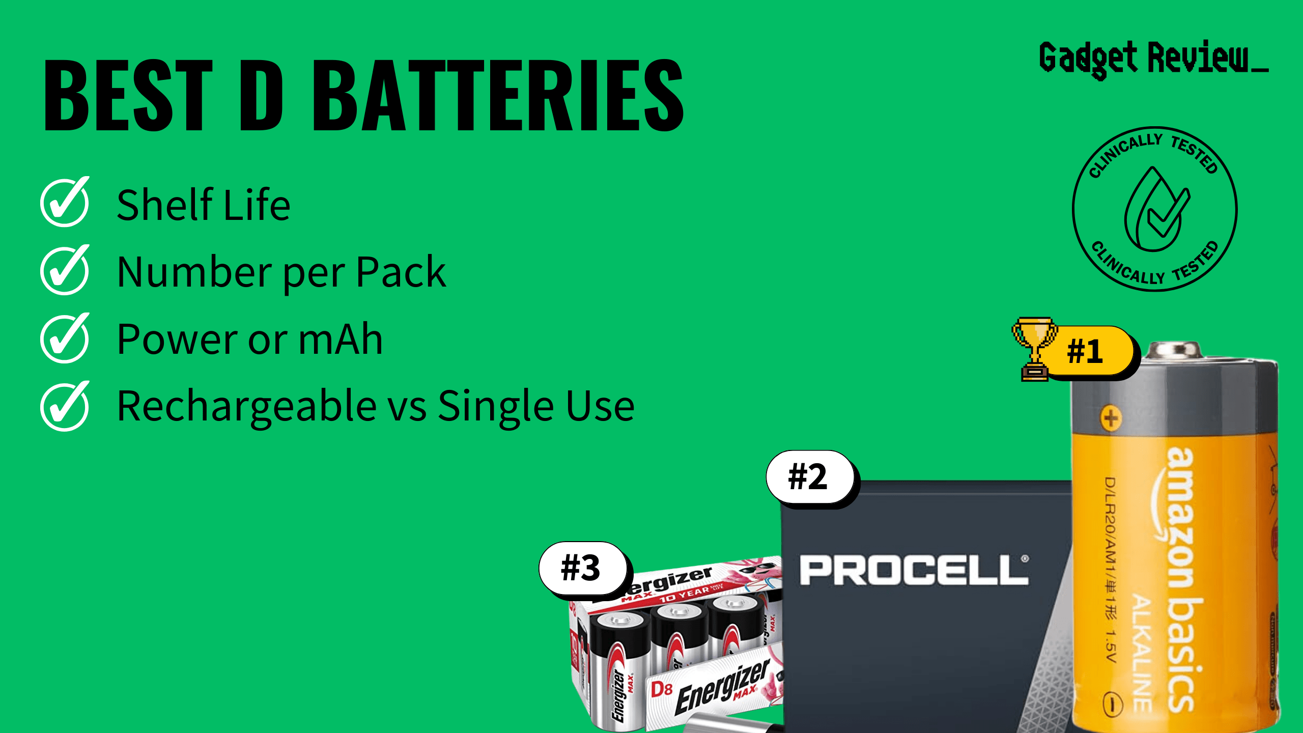 Best D Batteries