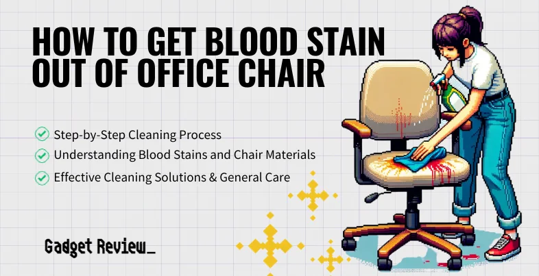 How to Get a Blood Stain Out of an Office Chair