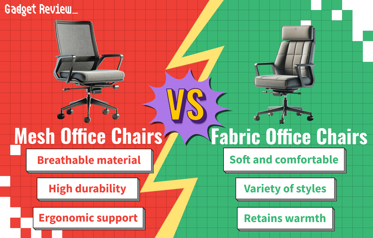 office chair mesh vs fabric guide