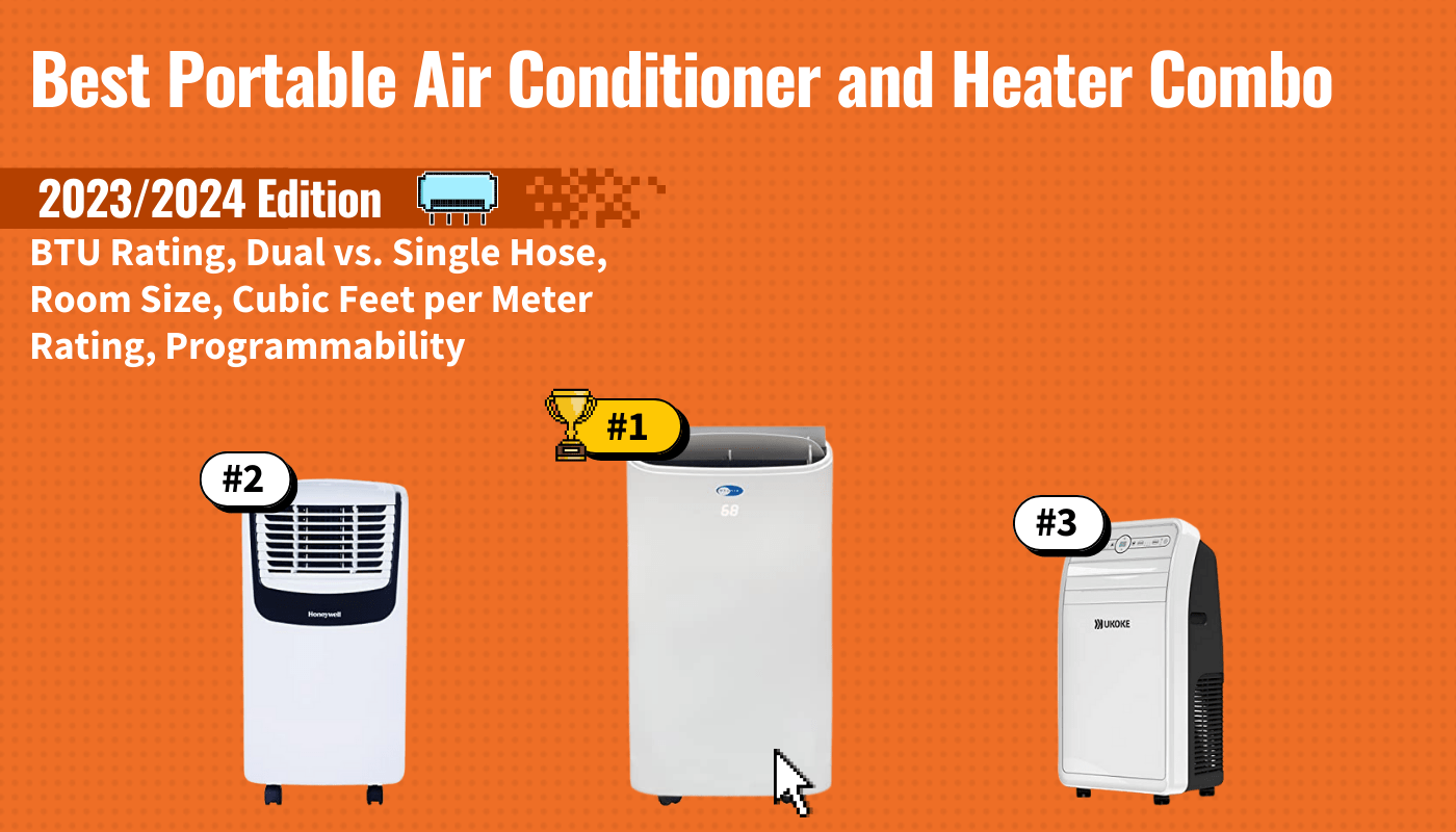 best portable air conditioner heater combo featured image that shows the top three best air conditioner models