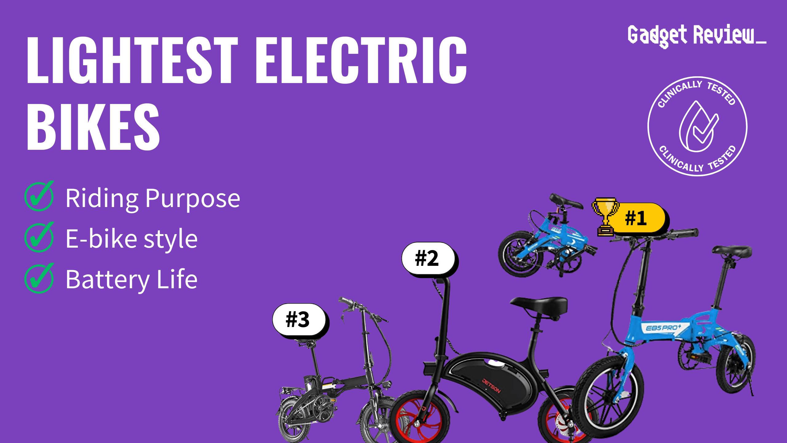 Lightest Electric Bikes