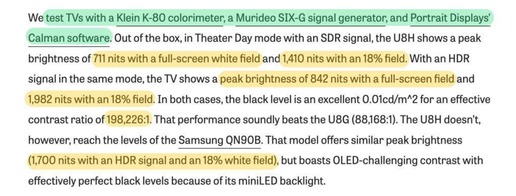 pcmag quantitative test results screenshot