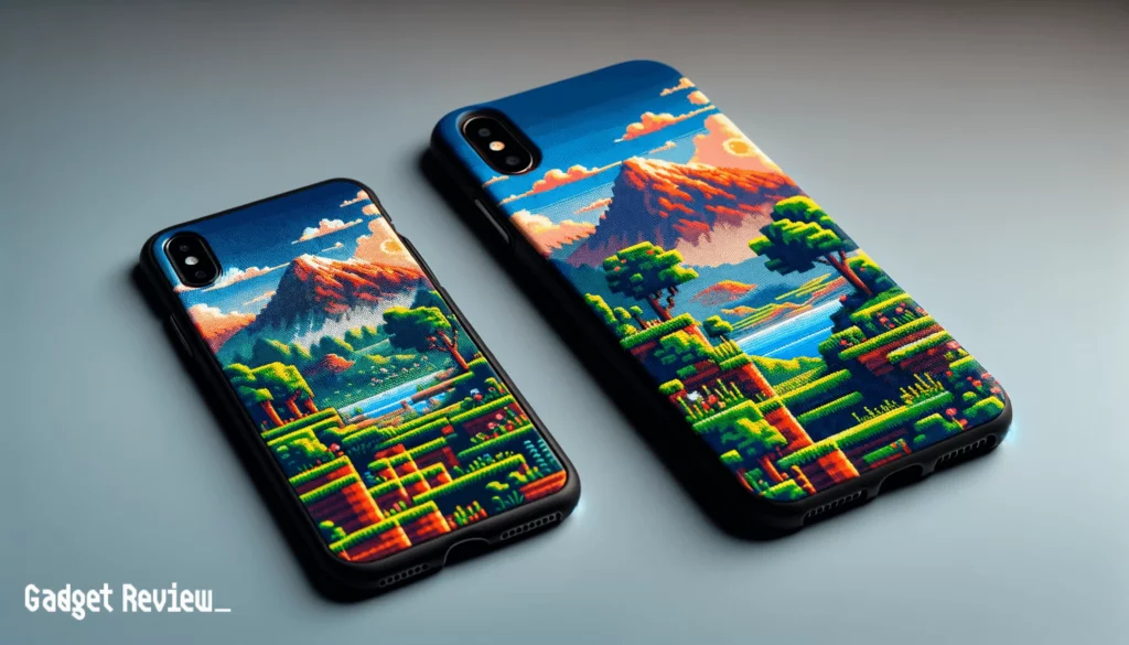 phone case front and back view