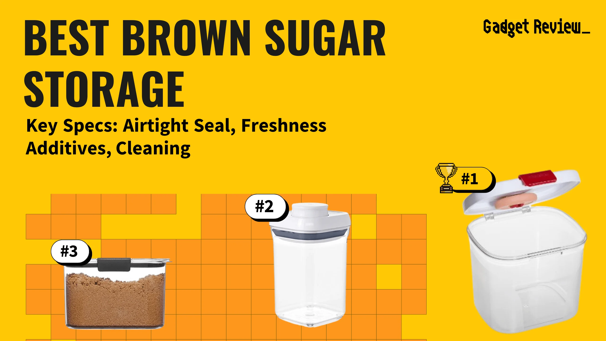 best brown sugar storage featured image that shows the top three best kitchen product models