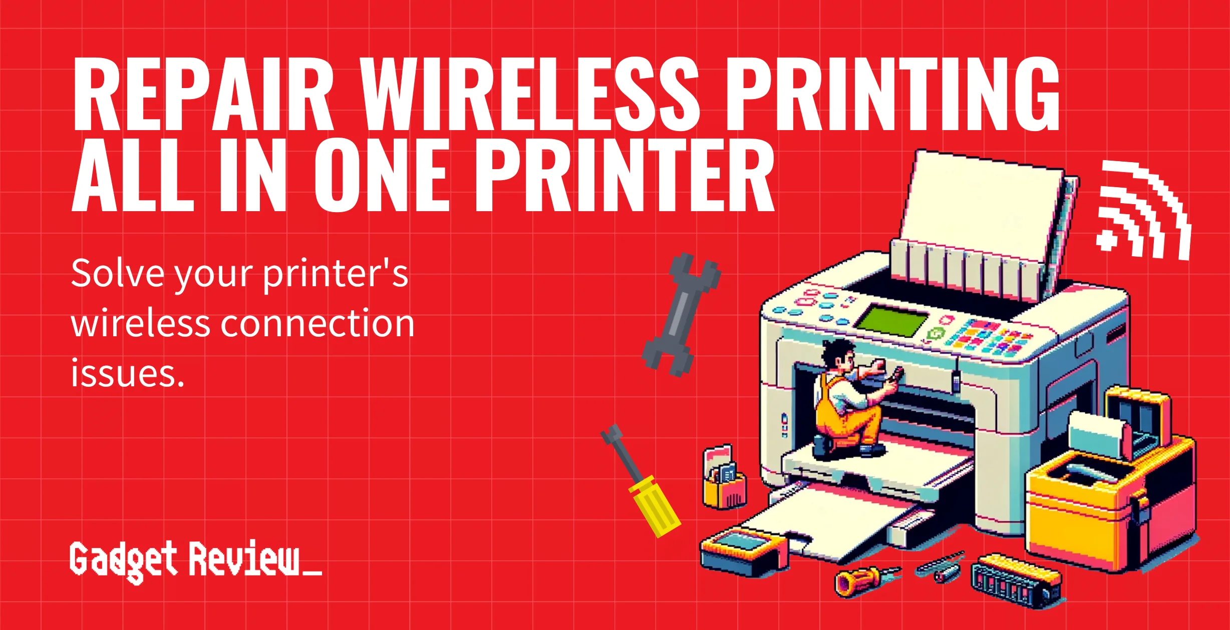 Repair Wireless Printing on an All-In-One Printer