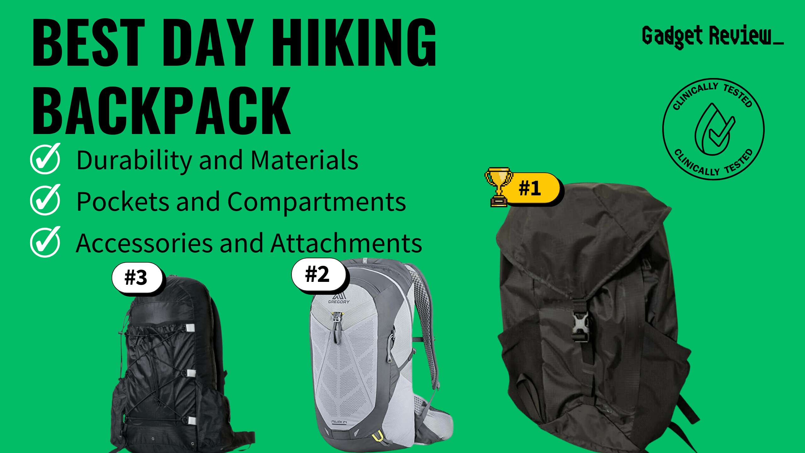 10 Best Day Hiking Backpacks