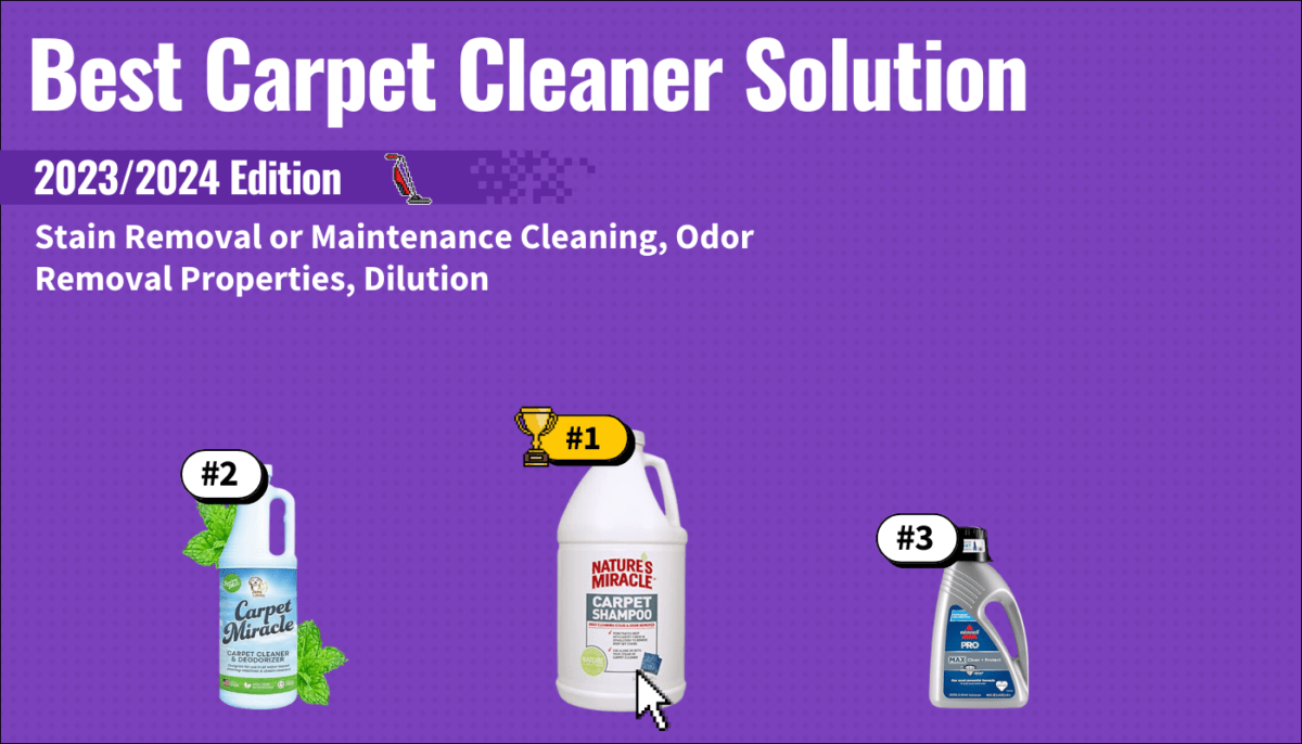 Best Carpet Cleaner Solution Good Carpet Shampoo for Machines