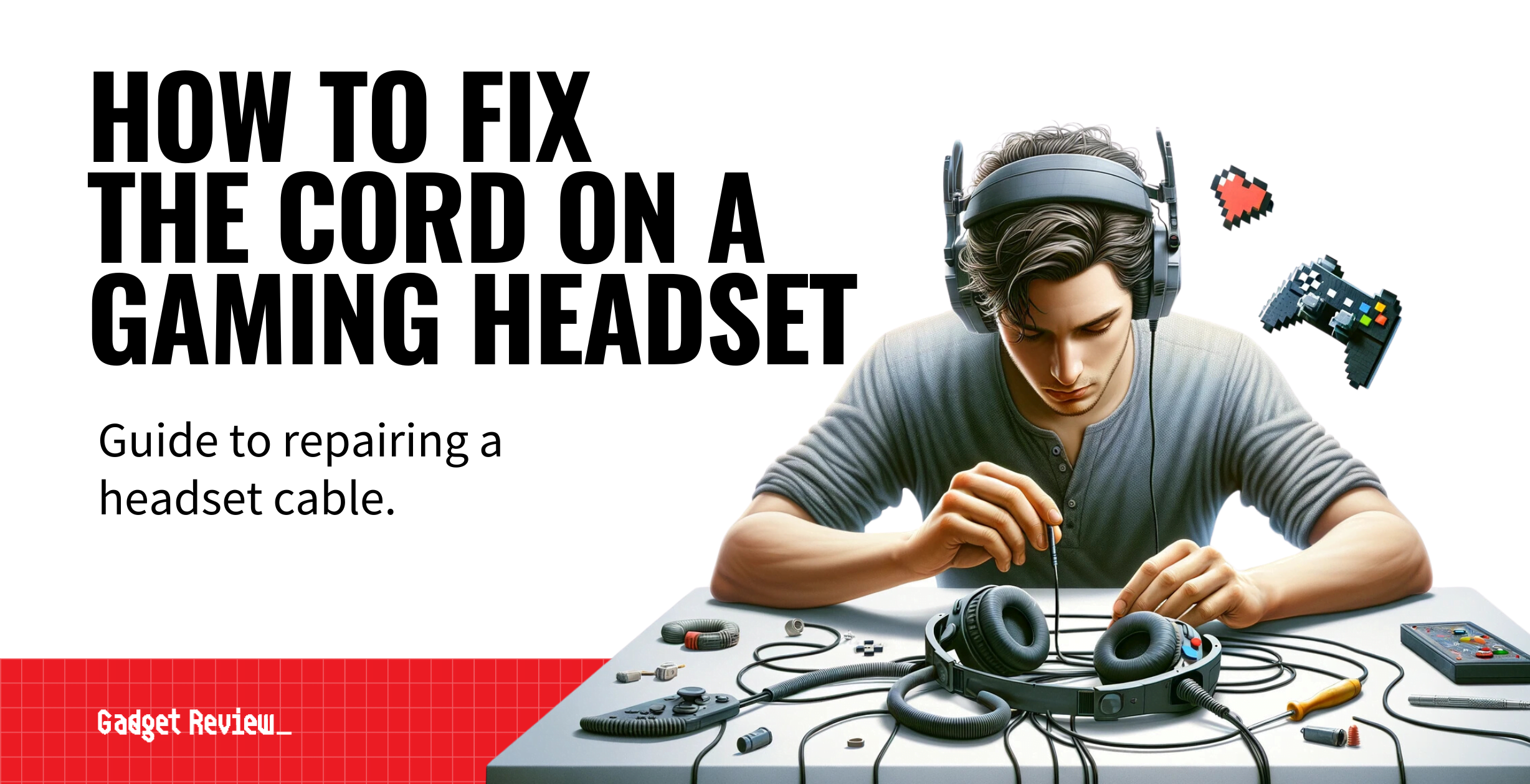 how to fix cord gaming headset guide