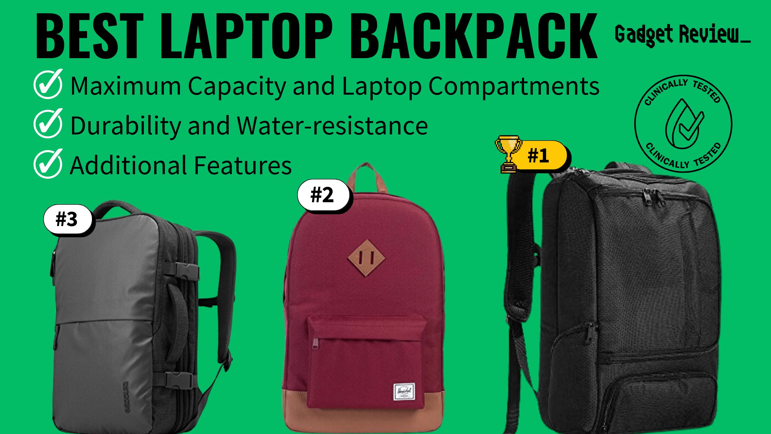 10 Best Laptop Backpacks