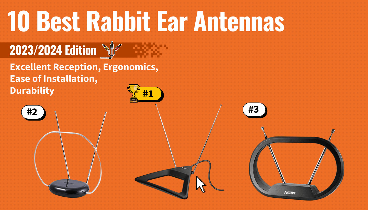 best rabbit ear antenna featured image that shows the top three best tv accessorie models