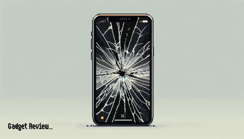 broken screen phone