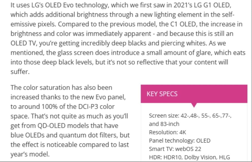 TV Trust List (resource space test) 38 tech radar tv snippet
