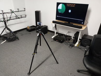 test room for soundbars