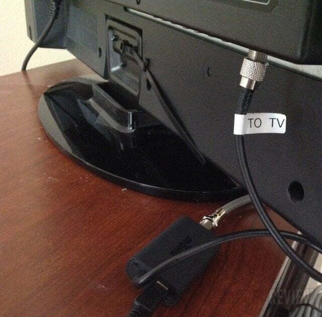 to TV from amplifier
