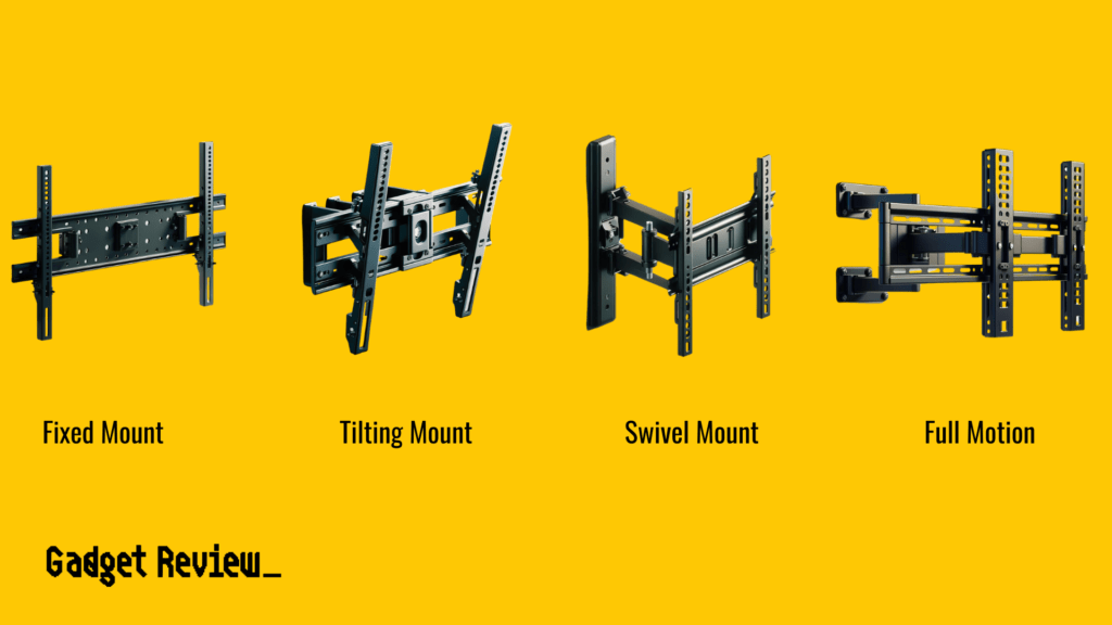 Different types of tv mount
