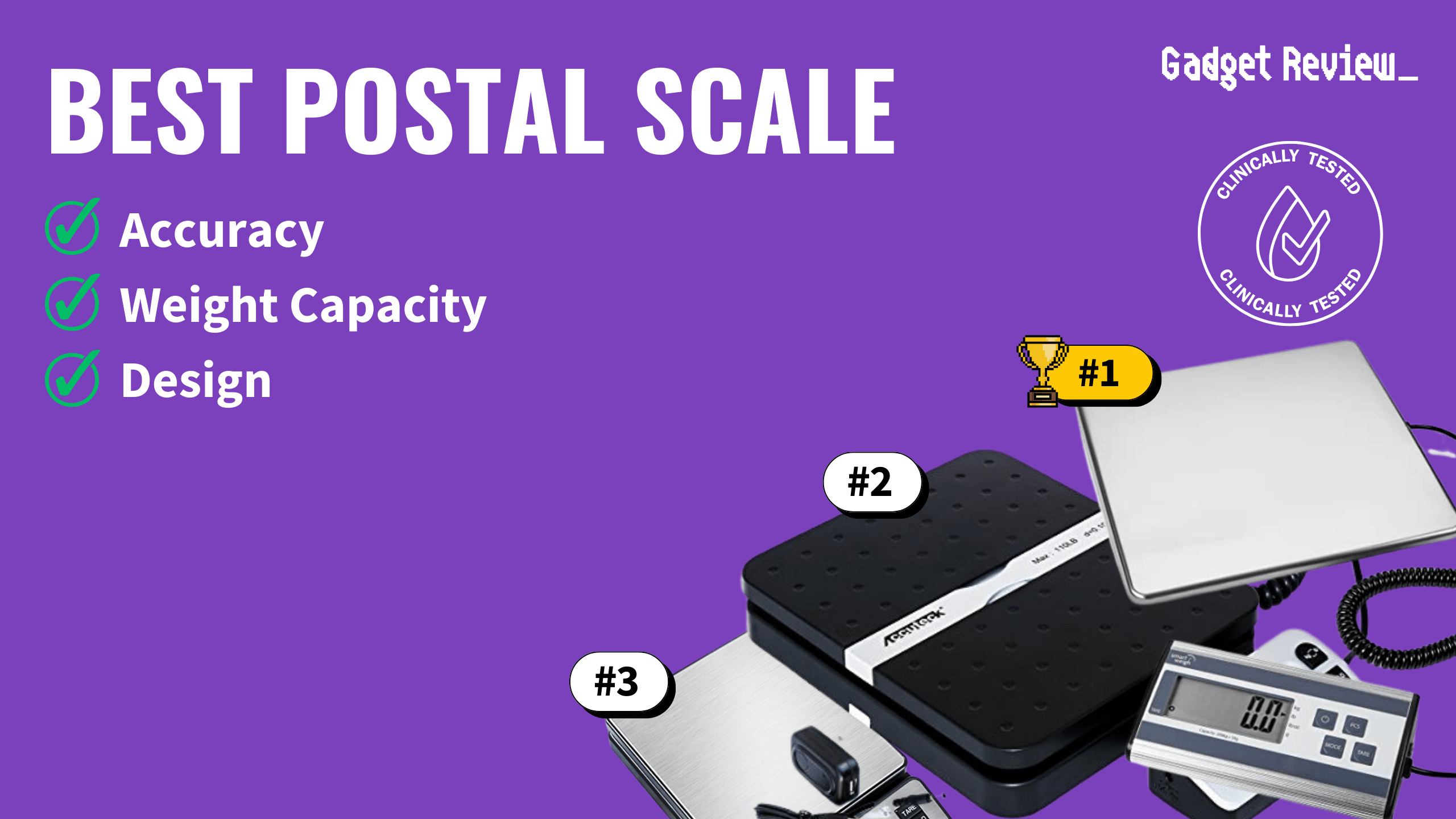 best postal scale featured image that shows the top three best office product models