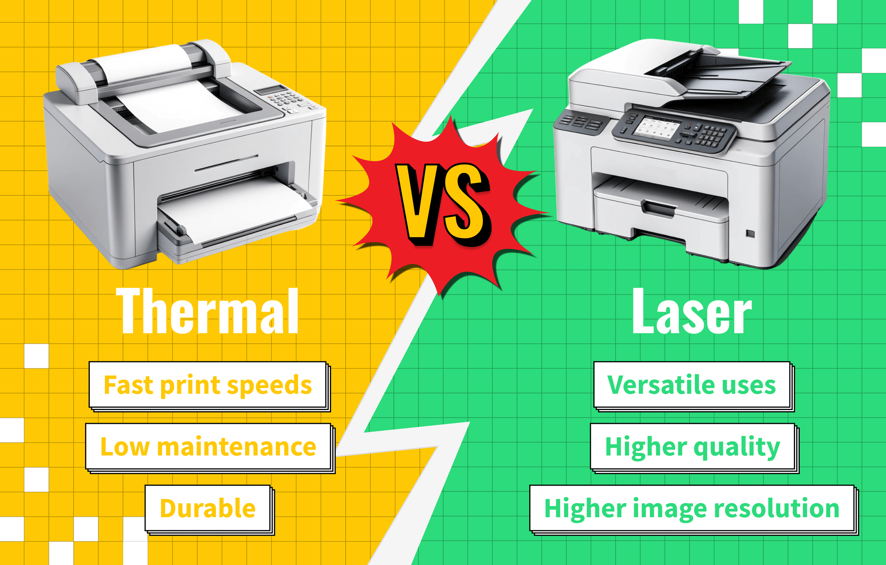 thermal vs laser printer guide