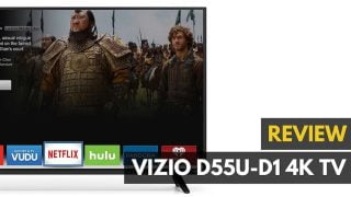 A hands on review of the Vizio D55U-D1 4k TV.|Versus similarly priced models