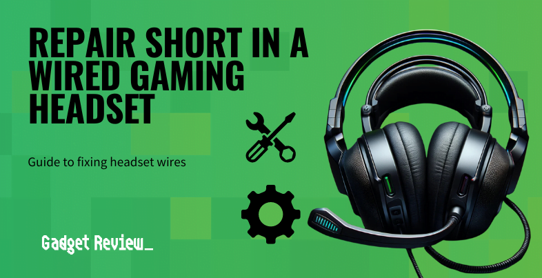 repair short in a wired gaming headset guide