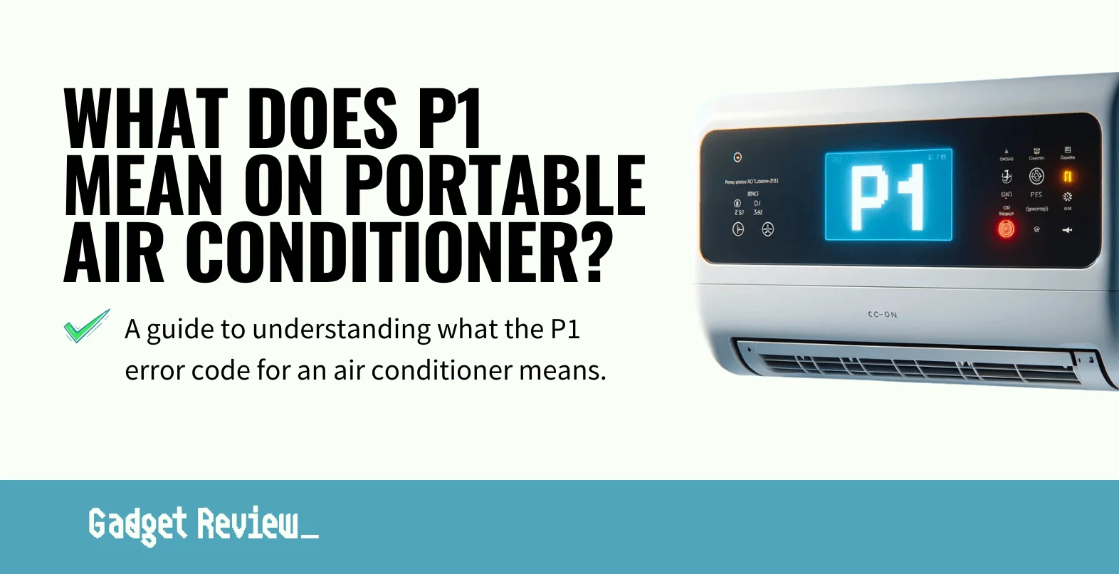 What Does P1 Mean on AC?
