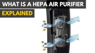 Discover what is a HEPA air purifier and how it can benefit and help your family.|How air pollutants are filter by a HEPA filter. |Pollutants floating in indoor air