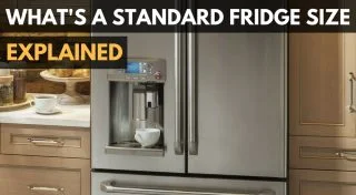 Learn what is a standard fridge size|Average depths of some of the most common types of refrigerators