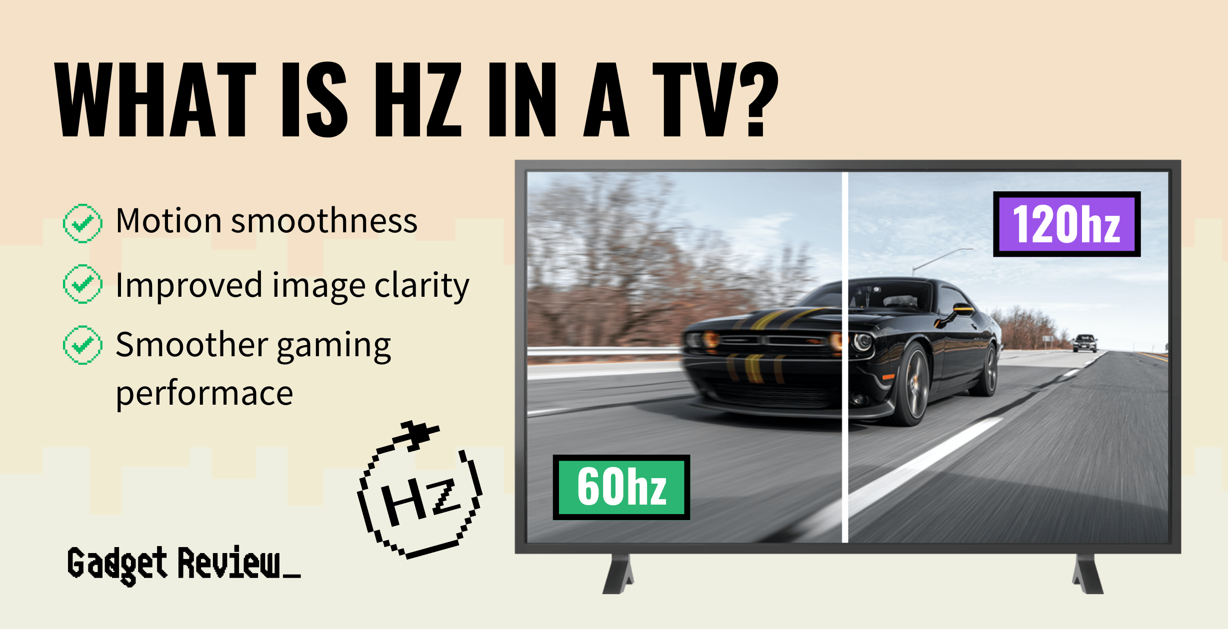 What is refresh rate for TVs, monitors, and projectors: 60Hz vs 120Hz and  more
