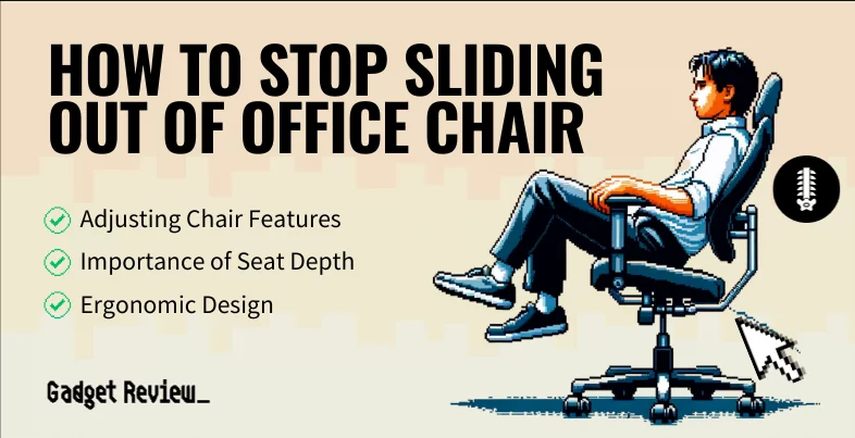 How to Stop Sliding Out Of Your Office Chair