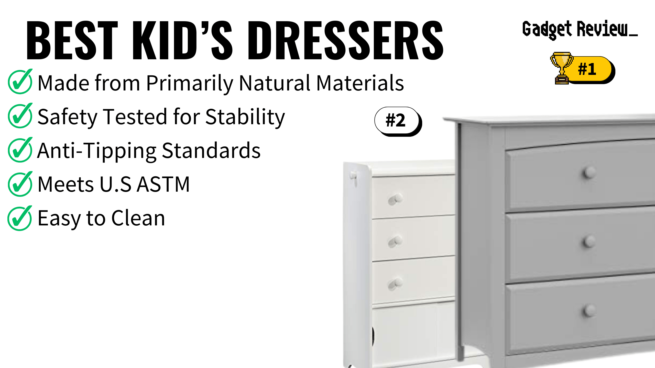 7 Best Kid’s Dressers