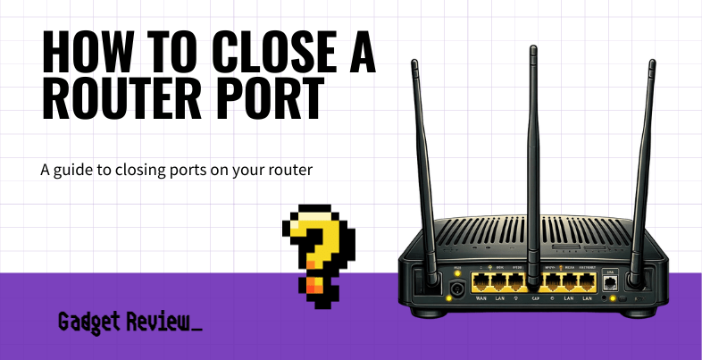 how to close a router port guide