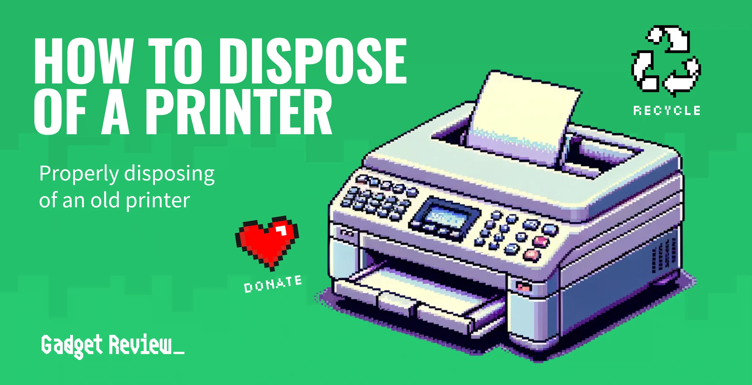 How to Dispose of a Printer